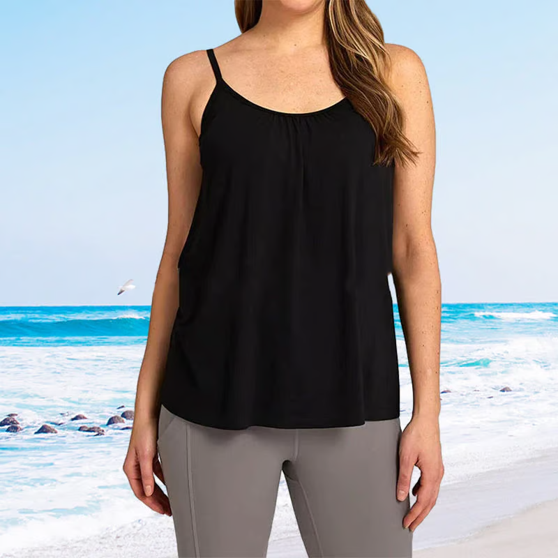 ❤️🔥2024 Loose-fitting Tank Top With Built-in Bra