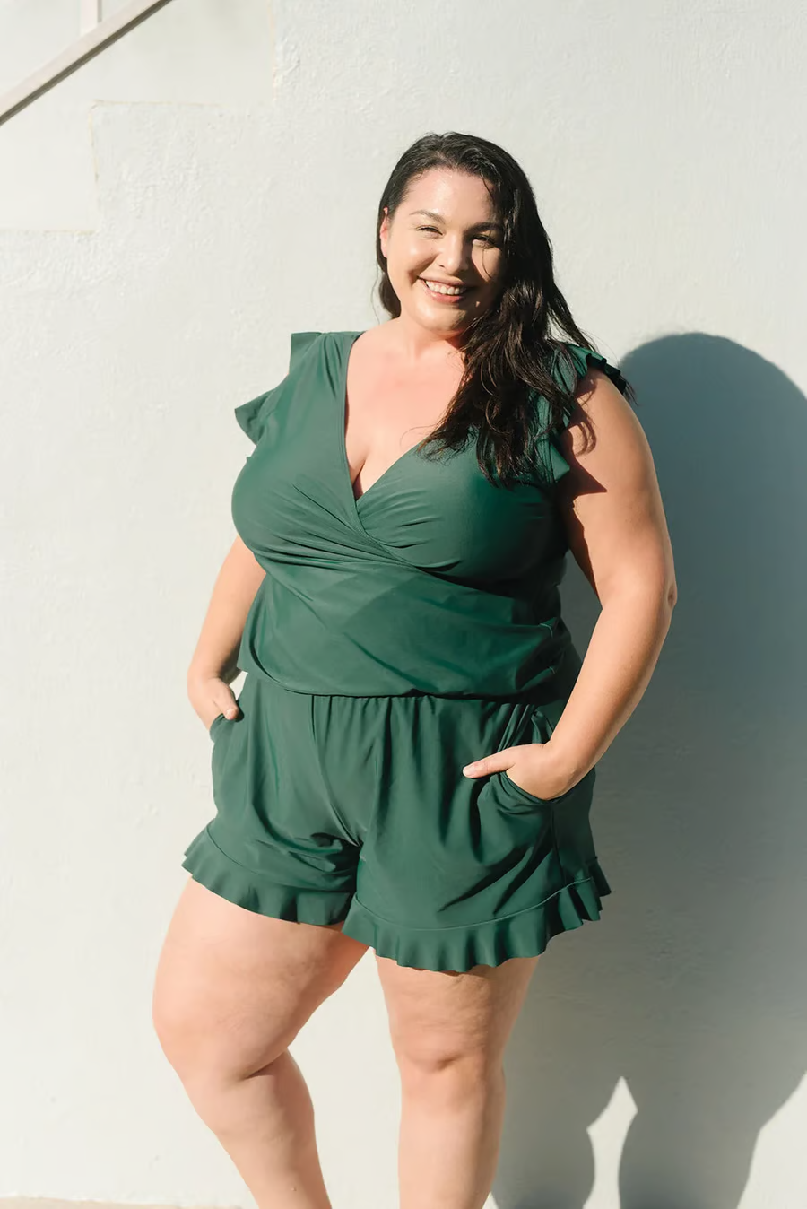 ๐ฅ Swim Romper Built-in Bra๐ Detachable bra cup