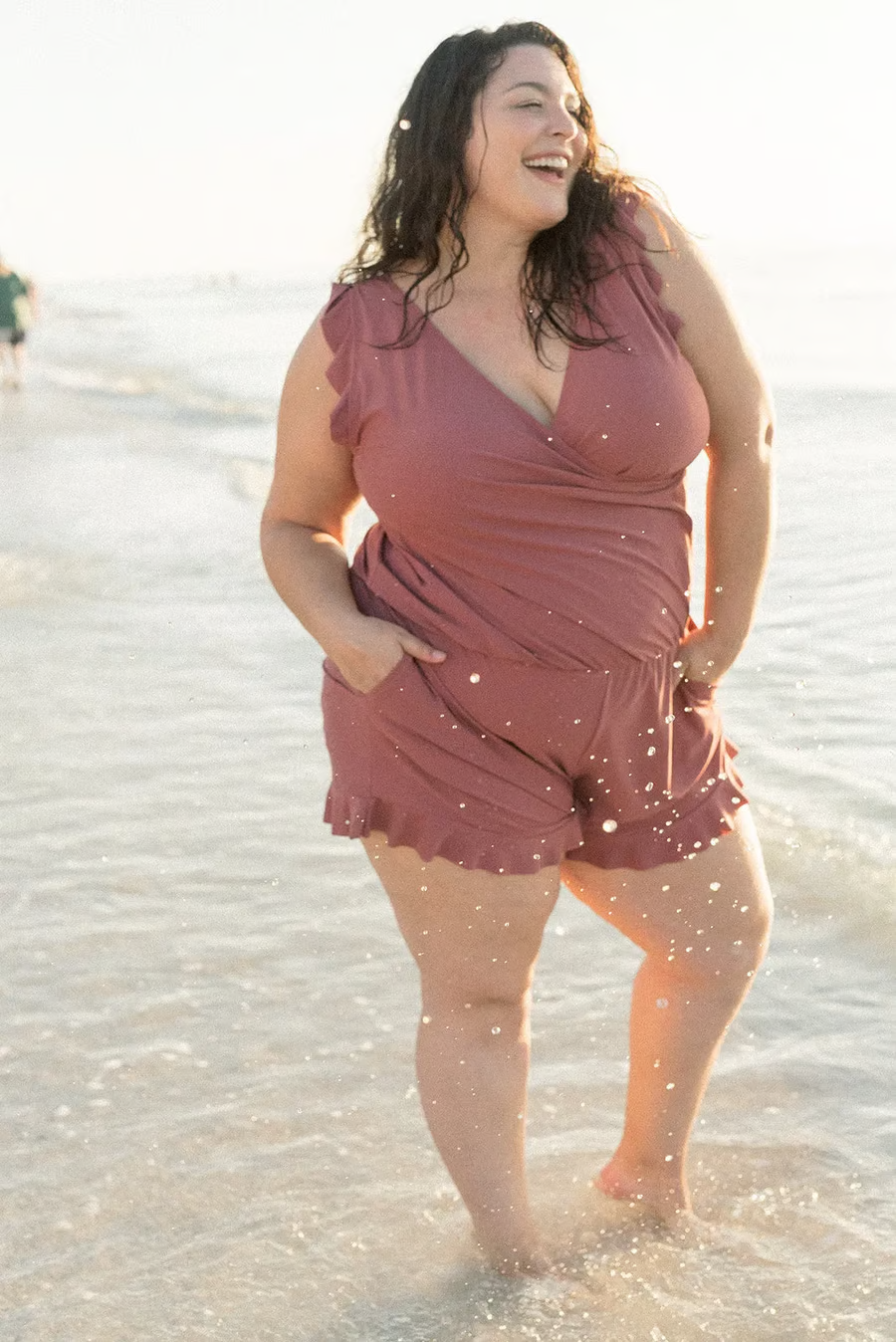 ๐ฅ Swim Romper Built-in Bra๐ Detachable bra cup