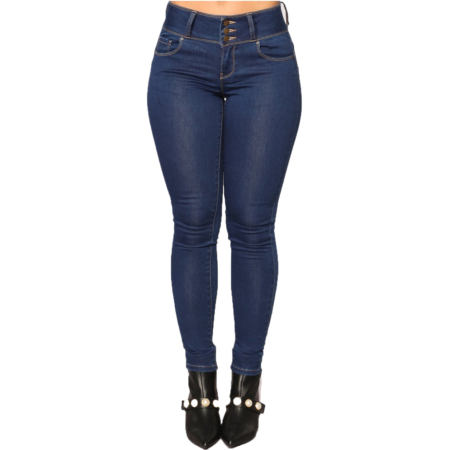 Butt lifting slim fit jeans