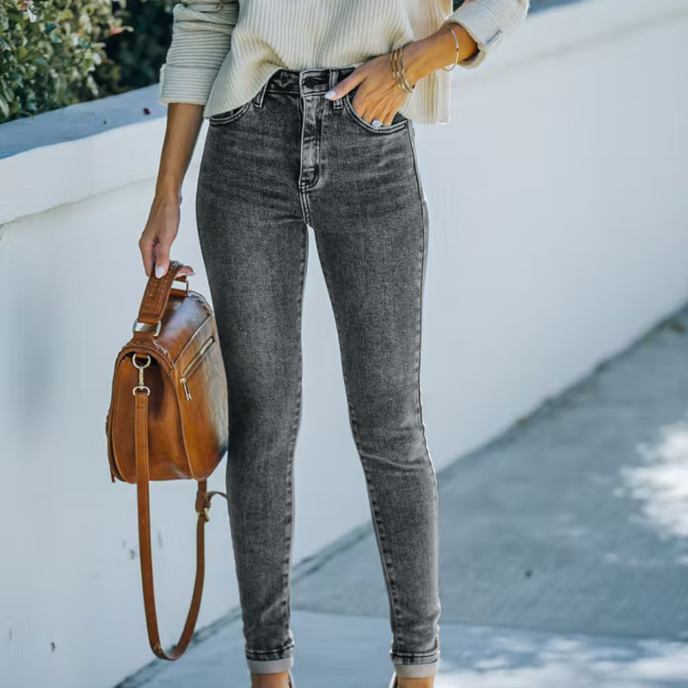 High waist jeans