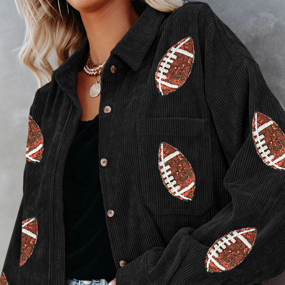 Rugby graphic jacket