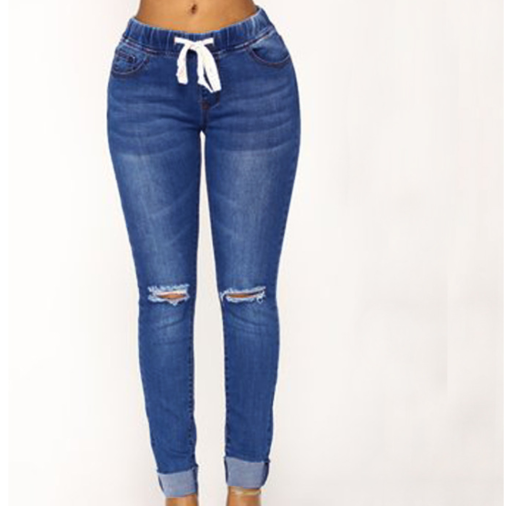 Skinny waist vintage jeans