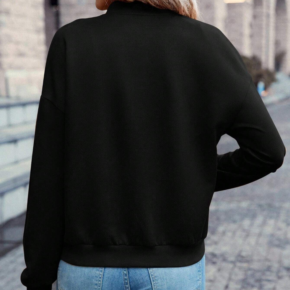 Solid color short jacket