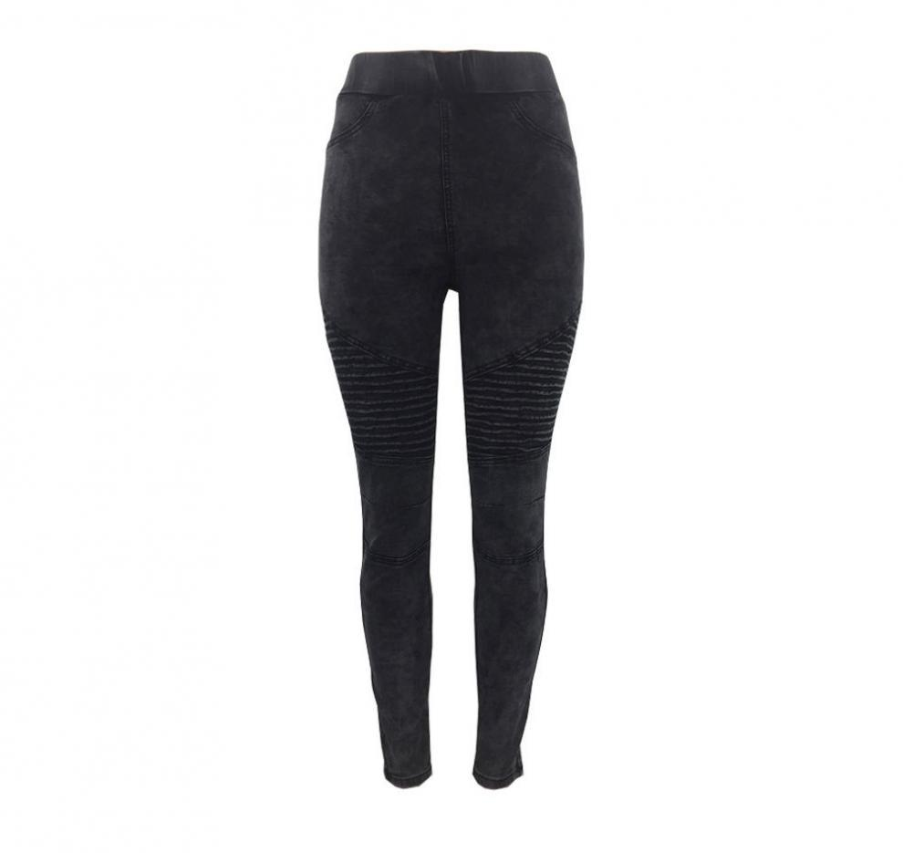 Women's Ruffled Butt Lifting Jeans Multicolor Slim Fit Butt Lifting Small Pants