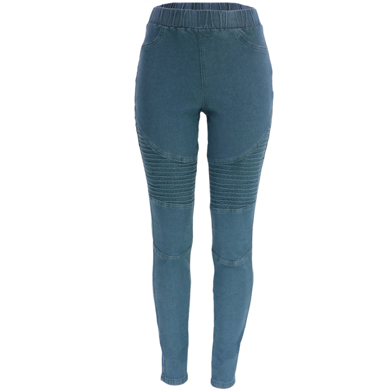 Women's Ruffled Butt Lifting Jeans Multicolor Slim Fit Butt Lifting Small Pants