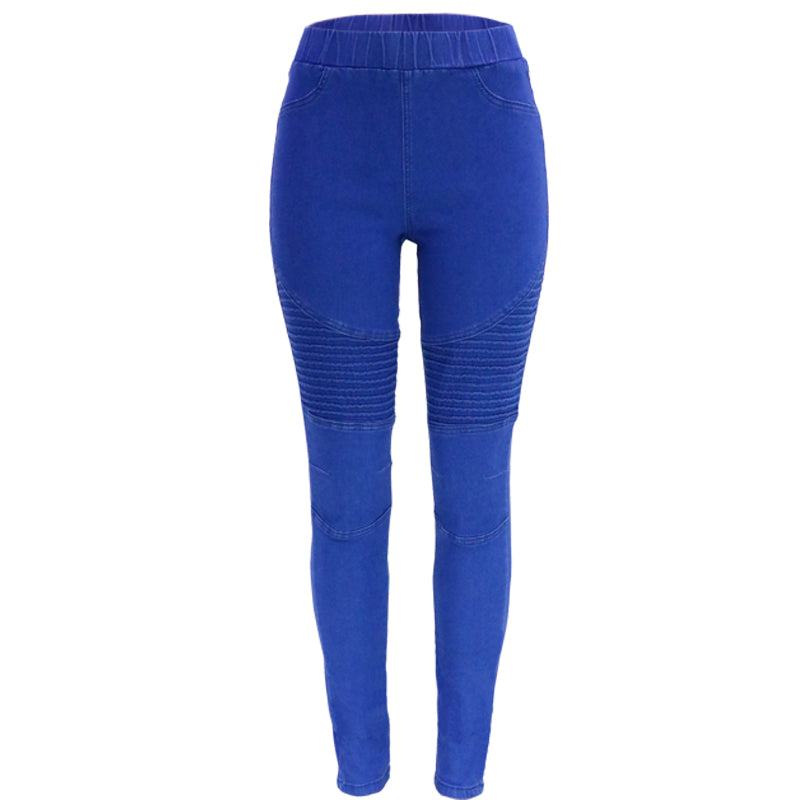 Women's Ruffled Butt Lifting Jeans Multicolor Slim Fit Butt Lifting Small Pants